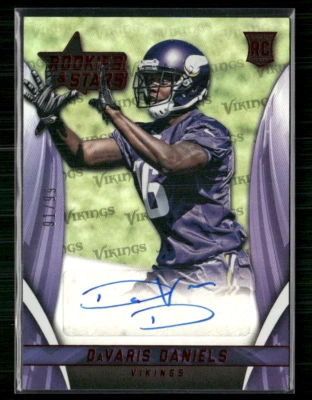 DaVaris Daniels 2015 Rookies & Stars Red RC Auto 91/99 - Image 1 of 2