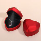 Boîte à bijoux lumière DEL en forme de cœur boîtes cadeaux pour collier et bague