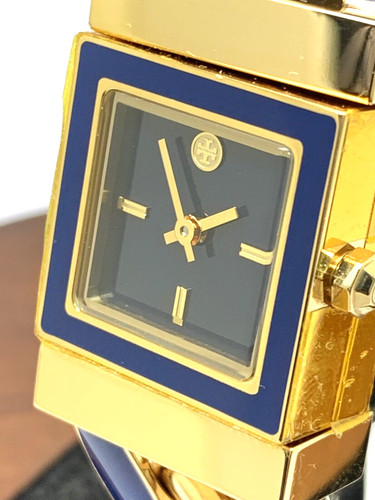 Orologio Donna Tory Burch TBW3030 Quarzo Tilda Blu Navy Oro Bracciale Catena Acciaio