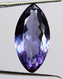 Natural Alexandrite 17 Ct Russian Marquise Cut Purple Treated Gemstone! 7-9 Mohs