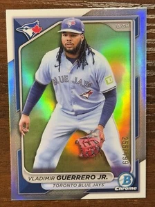 2024 Bowman Chrome #30 Vladimir Guerrero Jr. Refractor /499 Toronto Blue Jays - Picture 1 of 2