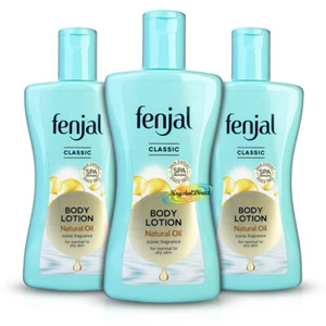 3x Fenjal Classic Luxury Natural Oil Body Lotion 200ml - Picture 1 of 1