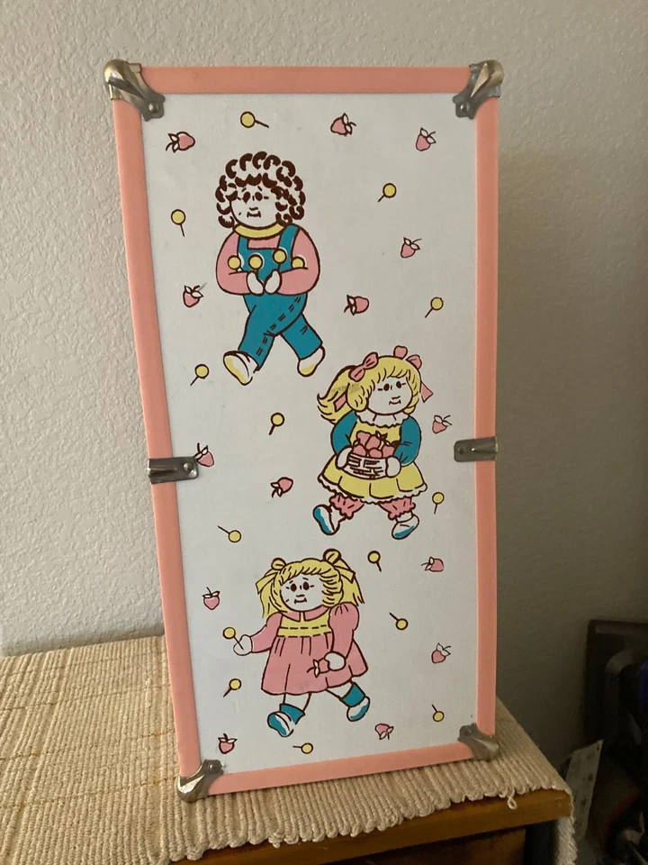 Vintage Wooden DollTrunk 18"x8.5"x9" - Image 1 of 4