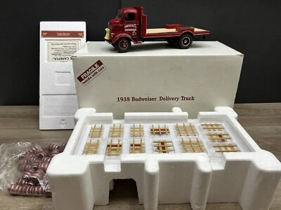 Danbury Mint 1938 Budweiser Beer GMC Stake Bed Delivery Truck 1:24 Scale Diecast - Image 1 of 4