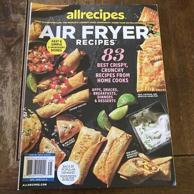 ALL RECIPES "AIR FRYER RECIPES" 83 Recipes from Home Cooks Magazine - Imagem 1 de 4