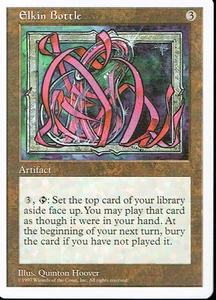 BOTELLA DE ARTEFACTO ELKIN MAGIC THE GATHERING 5A EDICIÓN - Imagen 1 de 1
