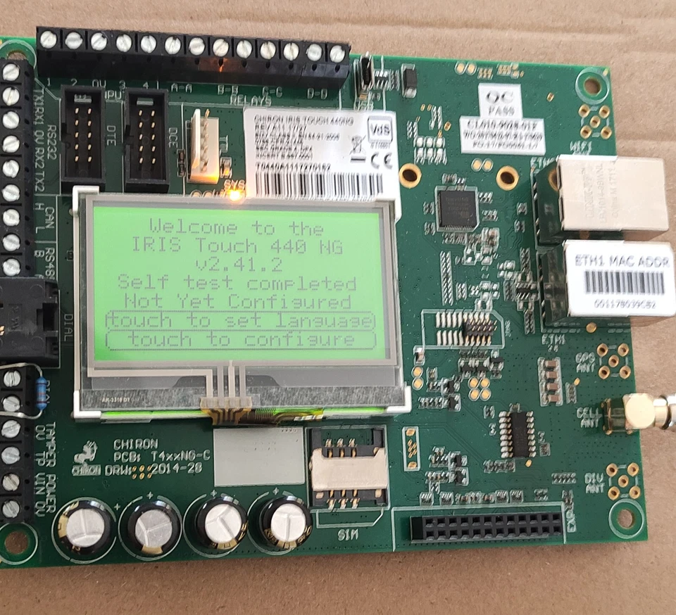 Chiron AddSecure Iris Touch 440 NG-C , Ethernet enabled systems - Image 1 of 1