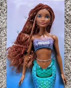 Disney Live Action Little Mermaid 2023 Ariel Barbie Doll Halle Bailey - Picture 1 of 4