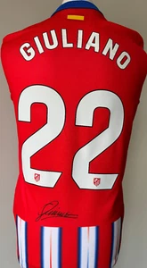 Camisa Firmada GIULIANO SIMEONE - Atlético de Madrid - PRUEBA/CERTIFICADO DE AUTENTICIDAD - Argentina - Imagen 1 de 4