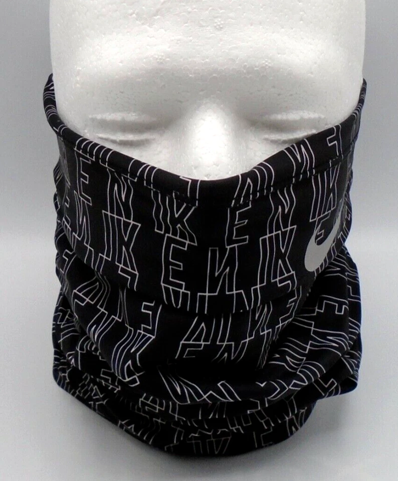 Nike Therma-FIT Wrap Adult Running Printed Black/Pale Coral/Silver