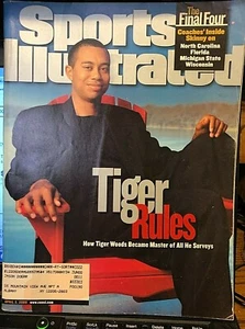 Tiger Woods Sports Illustrated  4/03/2000   Pre-owned in good Condition - Picture 1 of 4