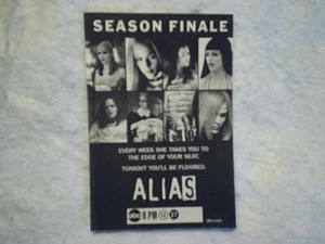 Alias Jennifer Garner 2002 programa de televisión solo impresión de anuncios - Imagen 1 de 1