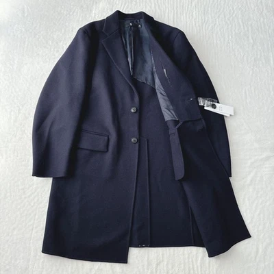+J UNIQLO Jil Sander Wool Chester Coat Navy Large New JAPAN - Image 1 of 4