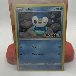 Piplup Cosmo Holo  Foil HD GALAXY SWIRL Toys R Us Promo Card 32/156 Pokemon - Picture 1 of 4