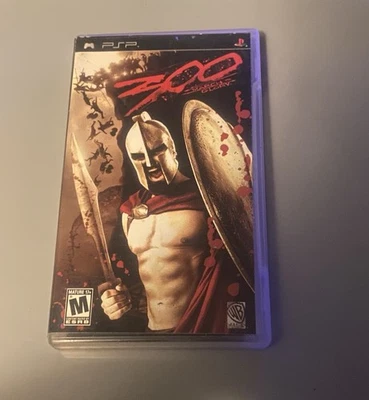 300 March to Glory (Sony PSP, 2007) Black Label CIB Complete W/ Manual Tested - Image 1 of 4