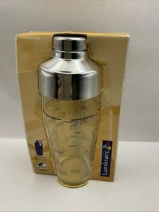 Glass Luminark Cocktail Shaker 58cl New unopened - Picture 1 of 5