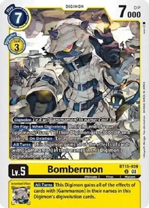 Bombermon - BT15-039 - U - Exceed Apocalypse #BT15-039 Digimon TCG - Picture 1 of 1