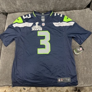 Nike NFL Trikot Seattle Seahawks Super Bowl XLVIII #3 Russell Wilson Herren Large - Bild 1 von 17