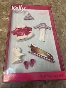 Barbie Kelly Little Frosty Fashion Avenue Outfits W/Dog 2000 Mattel - Picture 1 of 5
