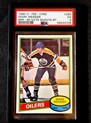 MARK MESSIER RC!!! CENTERED PSA 5!!??? 1980 OPC #289 WE NEED MORE OF THE MOOSE!! - Image 1 of 4