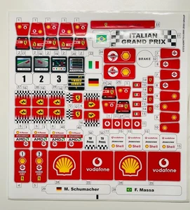 NEU LEGO | Stickerbogen für Set 8672 - F. Massa Version - Ferrari Finish Line - Bild 1 von 1