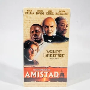 AMISTAD (VHS) Morgan Freeman Anthony Hopkins Steven Spielberg BRAND NEW SEALED - Picture 1 of 4