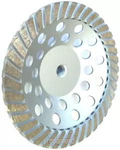 7" x40 SEG NUEVO DISEÑO GRUESO Bond Copa Diamante Rueda -> Granito Piedra Hormigón-MEJOR - Imagen 1 de 2