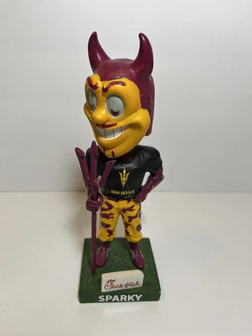 SPARKY THE SUN DEVIL BOBBLEHEAD DOLL Chick-fil-A Arizona State University Cover
