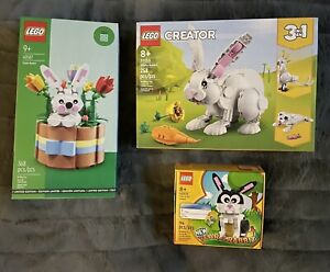 LEGO Easter Basket  LOT Of 3 NEW & SEALED Seasonal Sets Excellent Condition