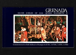 OPC 1977 Grenada QEII Silver Jubilee Booklet Self-Adhesion MNH 46361 - Bild 1 von 1