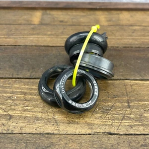 Vintage 1 1/8 inch Threaded Headset Tioga Avenger NOS PARTS Black Top Nut 90s A5 - Picture 1 of 10