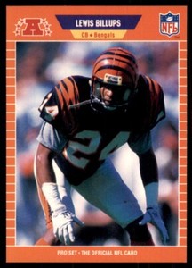 1989 Pro Set Lewis Billups Football Cards #54