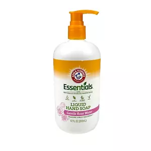Arm & Hammer Essentials Hand Soap Gentle Rose Water 12 fl oz 355ml Clean Vegan - Picture 1 of 4