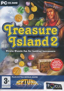 TREASURE ISLAND 2 II +FREE BONUS Puzzle PC Game NEW BOX - Picture 1 of 1