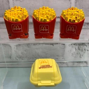 Vintage 1987 McDonald's Changeables Transformers Happy Meal Toy (4) Pack - Picture 1 of 6