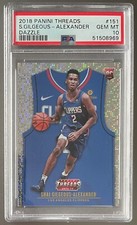 🔥 2018 Panini Threads Dazzle SHAI GILGEOUS-ALEXANDER PSA 10 ROOKIE CARD🔥