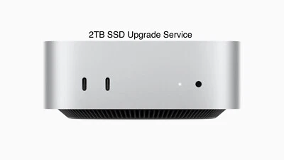 Apple Mac mini M4 A3238 2TB 2 TB SSD Storage Upgrade Mail in Repair Service NEW - Image 1 of 3