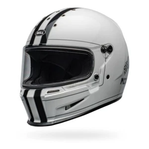 NEW 2024 Bell Eliminator Steve McQueen White XL Helmet Vintage AHRMA Husqvarna - Bild 1 von 8
