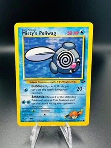 Pokemon TCG - Misty's Poliwag 89/132 - Gym Heros 2000 - Picture 1 of 2
