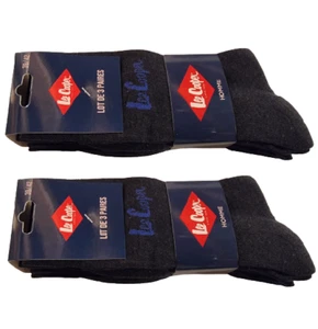 Lee Cooper Lote De 6 Pares De Calcetines Para Hombre (Augustin) - Imagen 1 de 10