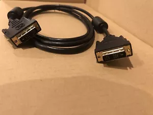 DVI-I DUAL Link with Ferrite Cores Male to Male Cable Gold 1.5m 29 - Picture 1 of 2