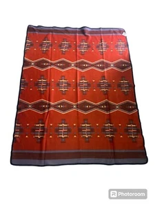 EL PASO SADDLEBLANKET, FLEECE LODGE BLANKET, LIGHTWEIGHT , SOFT , FULL SIZE , #3 - Picture 1 of 4