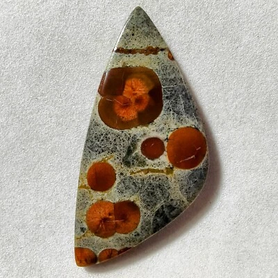 Piedra preciosa cabujón obsidiana de maní natural de 34 quilates para joyería 47,4 x 22,5 x 5 mm Foto 1 de 3