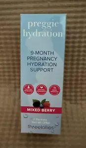 New -unopened Preggie Hydration, Mixed Berry , 7 Packets. Slightly Damaged Box! - Picture 1 of 3