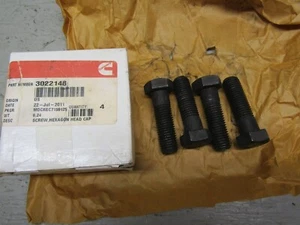 ¡Paquete de 4 pernos Cummins 3022148! - Imagen 1 de 2