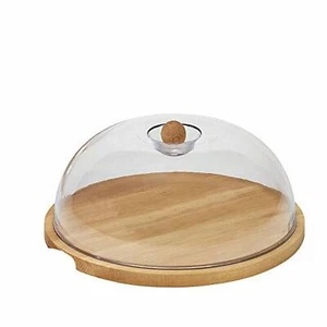 Bisetti BT-61302 Domed Round Cheese Keeper Without Handles Brown, 12.2-Inches - Picture 1 of 5