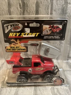 🚗 Vintage 1999 Tyco Mattel Wheels Key Start Radio Control 27mhz Red Truck ~ NEW - Image 1 of 4