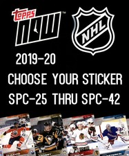 2020 Topps Now NHL Stanley Cup Playoff Sticker Singles SCP25-SCP42 - You Pick