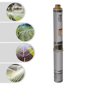 3.8 Inch Deep Well Pump Stainless Steel 1.5 HP Submersible Bore Hole Water Pump - Picture 1 of 22