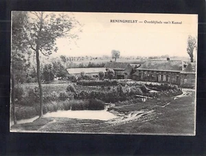 E8876 Belgium Reningelst village WW1 Soldier vintage postcard - Picture 1 of 2